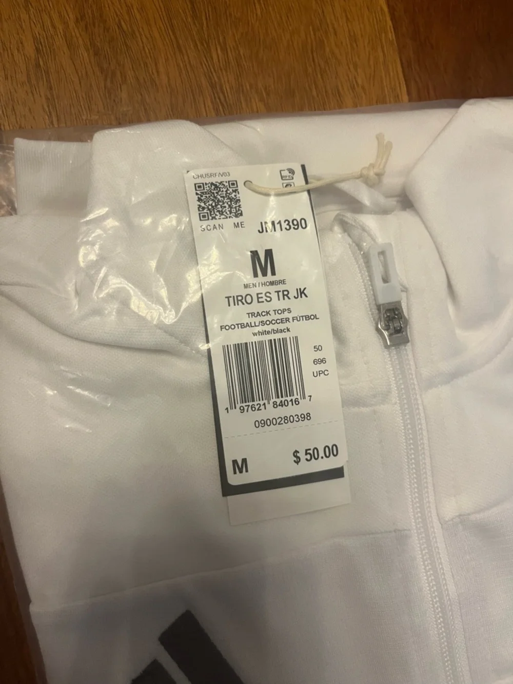 Adidas Men’s Tiro 25 Essentials Soccer Training Track Jacket Size M Brand New
